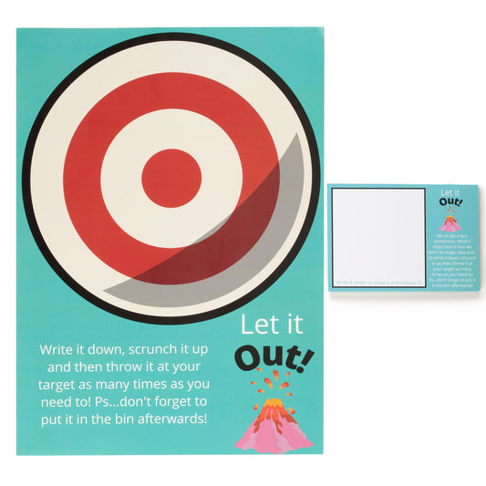 'Let it Out!' Wall & Notepad